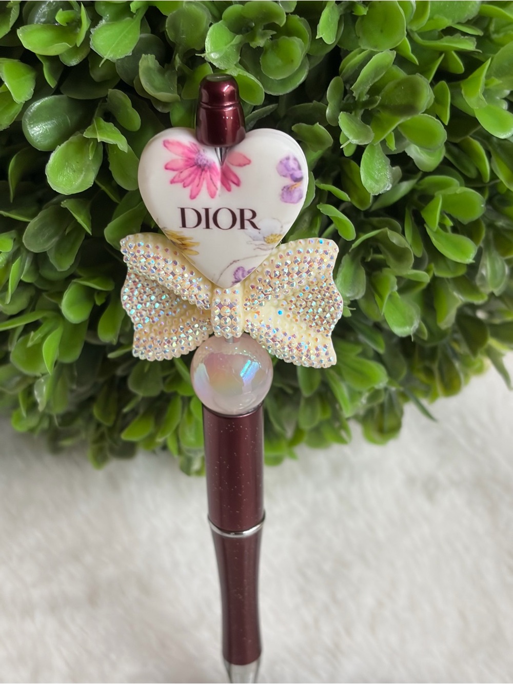Handmade beaded pen and dusty - Picture 3 of 5